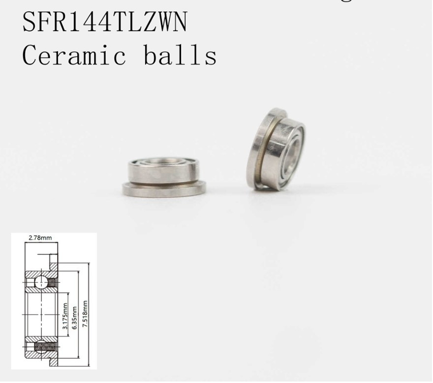 Stable performance long life dental drill bearings SFR144TLZWN for tribunes