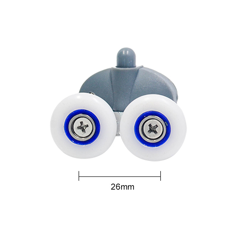 Noiseless Nylon Frame Glass Sliding Pulley RS61/RS62 for Shower Room/Sliding Door/Wardrobe