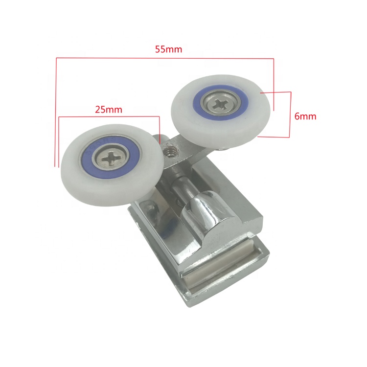 Stainless Steel Shower Door Rollers RS109 Top/Bottom Shower Door Wheels 