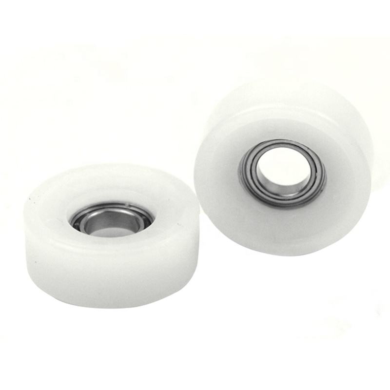 Factory Supply 695z Sliding Pulley wheel 440c Stainless Steel Roller Wheel For Sliding Wardrobe with Pom Coated
