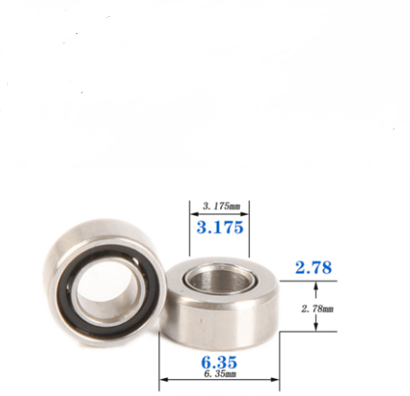 Stainless Steel ABEC-7/P4 High Speed Dental Handpiece  Bearing 3.175x6.35 x2.78mm SR144TLZ1WN