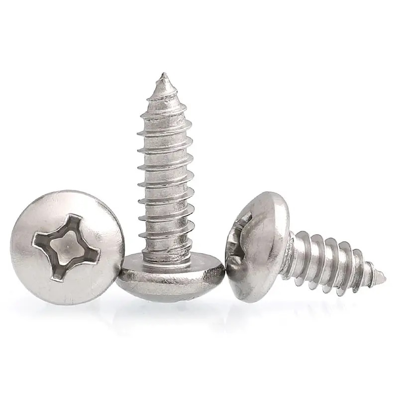 Good Quality 304 Stainless Steel Pan Head Self Tapping Screws used for Furniture