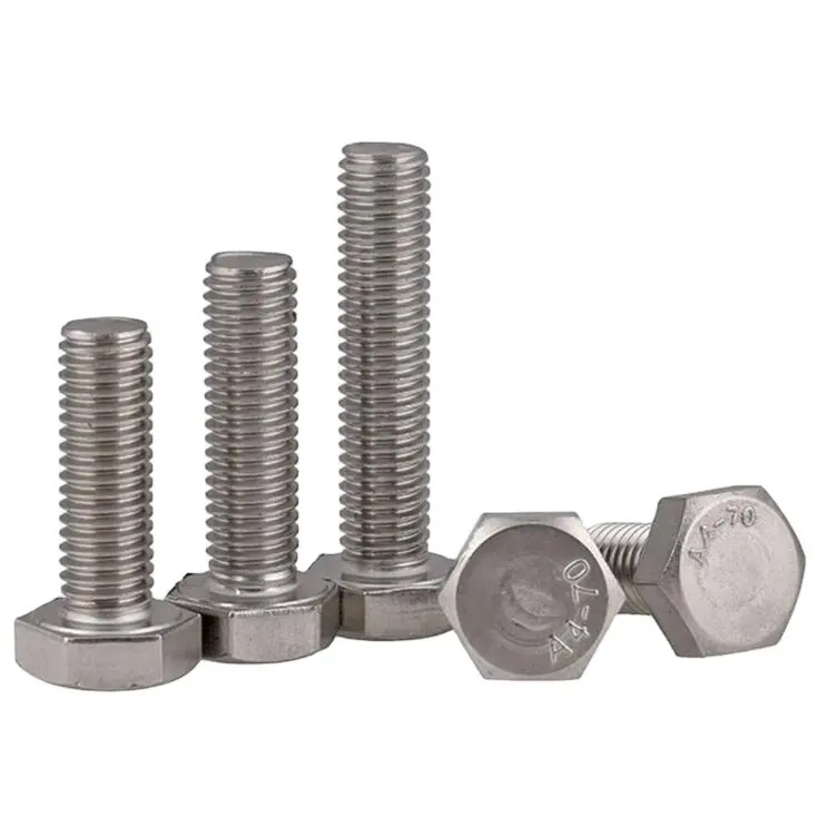 OEM Service Available Factory Supply Stainless Steel 304 Hex Head Bolts