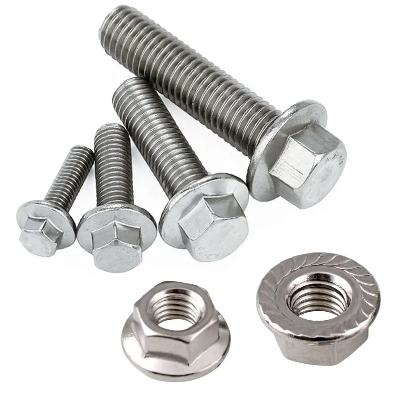 Stainless steel Half Thread Hex Bolt And Nut screw Din 931 Din 933 M8 M4 Hex Head Bolt 