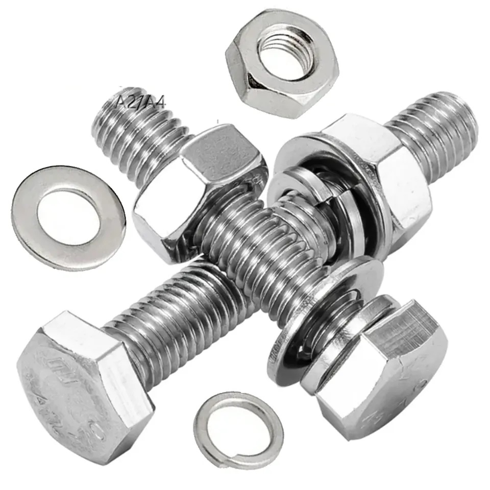 Good Quality Din 931 Din 933 M8 M4 A2 A4 Hex Head Bolt Grade 4.8/ 8.8/ 10.9/ 12.9 Hex Bolt